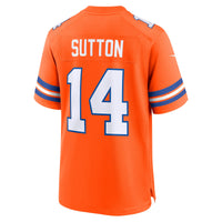 Denver Broncos Courtland Sutton Nike Orange Alternate Game Jersey