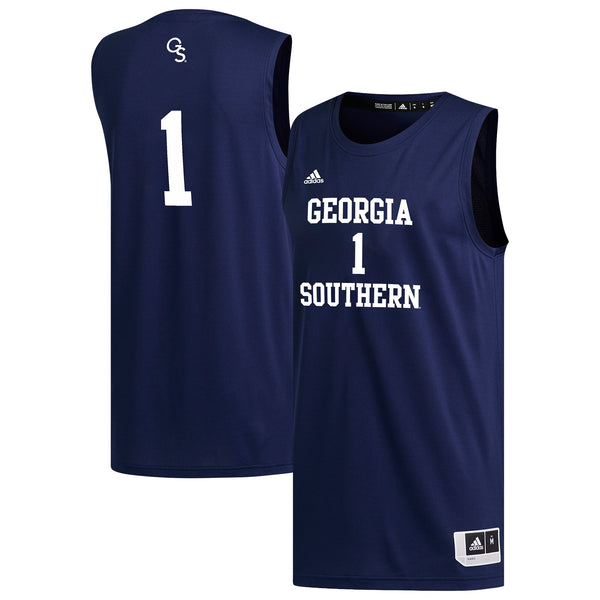 #1 Georgia Southern Eagles adidas Replica Basketball Jersey - Navy