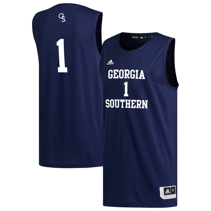 #1 Georgia Southern Eagles adidas Replica Basketball Jersey - Navy