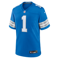 Detroit Lions Number 1 Dad Nike Blue Game Jersey