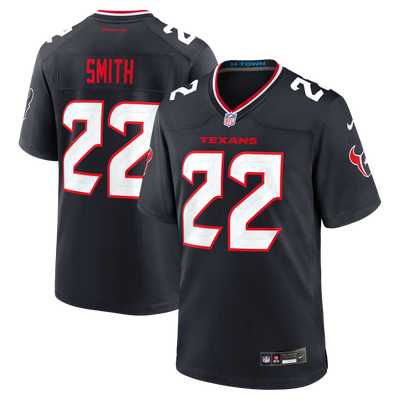 Houston Texans Jaylin Smith Nike Navy Team Game Jersey