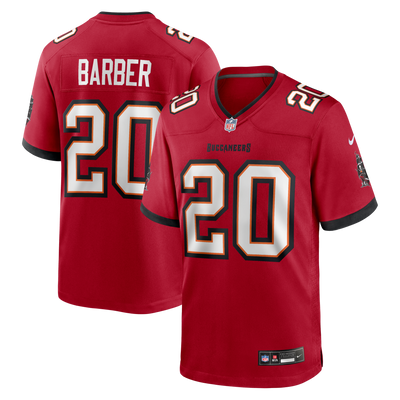 Tampa Bay Buccaneers Ronde Barber Nike Red Game Retired Player Jersey