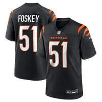 Cincinnati Bengals Isaiah Foskey Nike Black Team Game Jersey