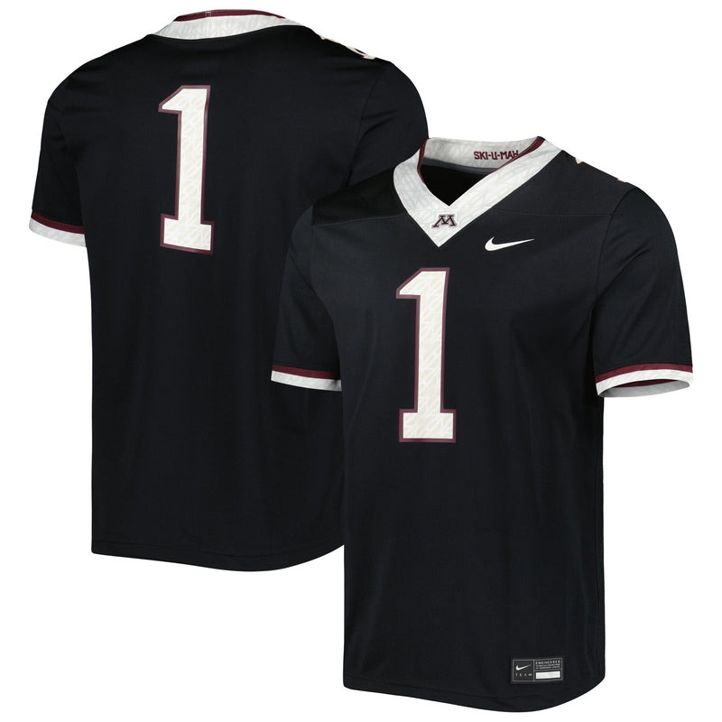 #1 Minnesota Golden Gophers Nike Untouchable Football Jersey - Black