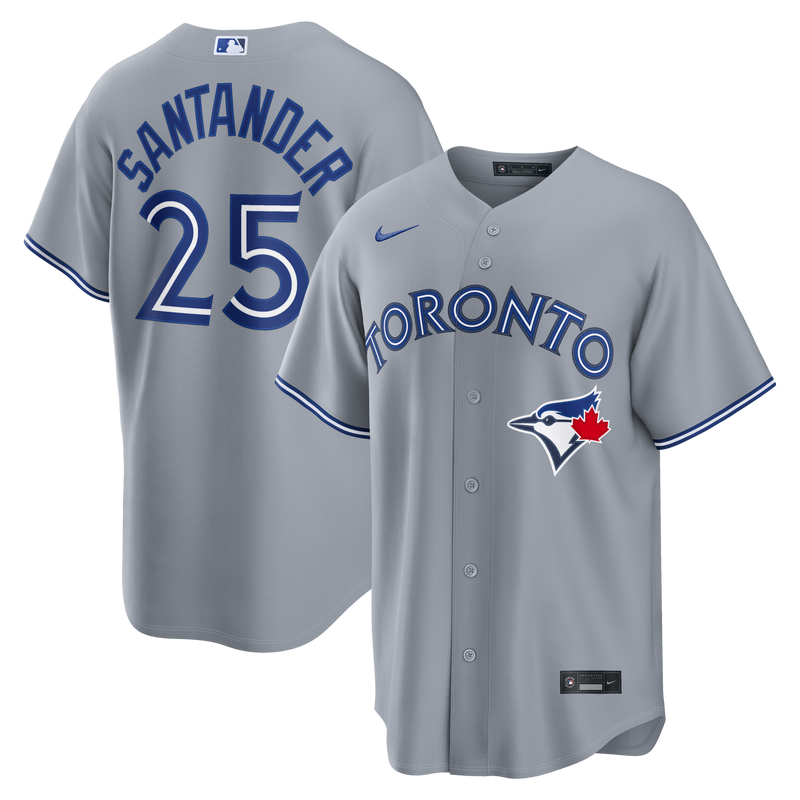 Toronto Blue Jays Anthony Santander Nike Gray Road Replica Jersey