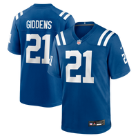 Indianapolis Colts DJ Giddens Nike Royal Team Game Jersey