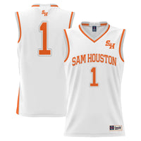 #1 Sam Houston State Bearkats GameDay Greats Replica Lightweight Basketball Jersey - White