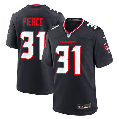 Houston Texans Dameon Pierce Nike Navy Game Jersey