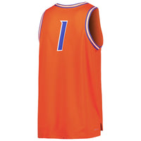 #1 Boise State Broncos Nike Replica Basketball Jersey - Orange