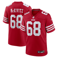 San Francisco 49ers Colton McKivitz Nike Scarlet Game Jersey