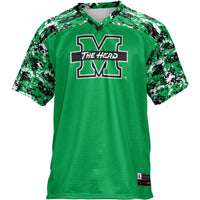 Marshall Thundering Herd GameDay Greats Football Jersey - Kelly Green