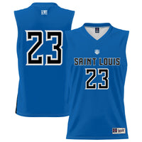 #23 Saint Louis Billikens GameDay Greats Lightweight Basketball Jersey - Blue