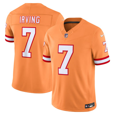 Tampa Bay Buccaneers Bucky Irving Nike Creamsicle Alternate Vapor F.U.S.E. Stitched Limited Jersey
