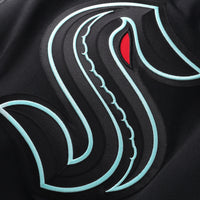 Seattle Kraken Fanatics Black Alternate Premium Custom Jersey