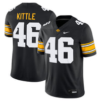 George Kittle #46 Iowa Hawkeyes Nike Alumni Player Game Jersey - Black