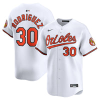 Baltimore Orioles Grayson Rodriguez Nike White Home Limited Player Jersey
