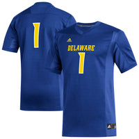 #1 Delaware Fightin' Blue Hens adidas Replica Football Jersey - Royal