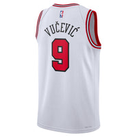 Chicago Bulls Nike Association Edition Swingman Jersey - White - Nikola Vučević