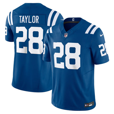 Indianapolis Colts Jonathan Taylor Nike Royal Vapor F.U.S.E. Limited Jersey