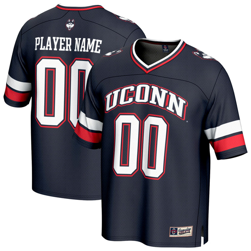 UConn Huskies GameDay Greats NIL Pick-A-Player Football Fashion Jersey - Navy