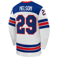 US Hockey Brock Nelson Nike White 2026 Away Replica Jersey
