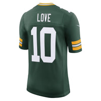 Green Bay Packers Jordan Love Nike Green Team Vapor Untouchable Limited Jersey