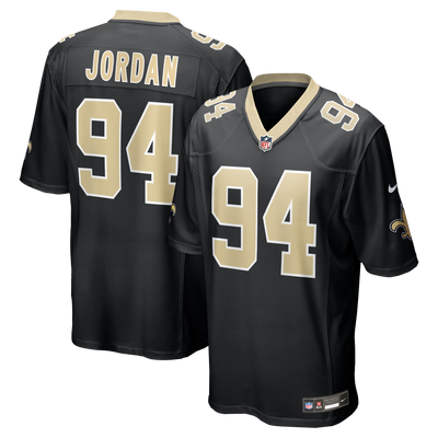 New Orleans Saints Cameron Jordan Nike Black Team Game Jersey