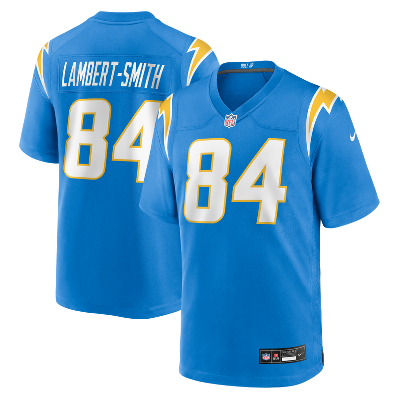 Los Angeles Chargers KeAndre Lambert-Smith Nike Powder Blue Team Game Jersey