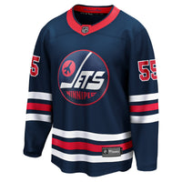 Winnipeg Jets Mark Scheifele Fanatics Navy Breakaway Jersey