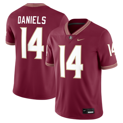 Ashton Daniels Florida State Seminoles Nike Game Football Jersey - Garnet