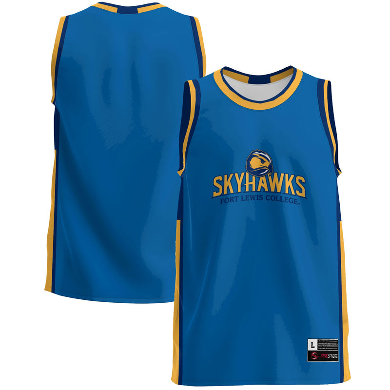 Fort Lewis College Skyhawks GameDay Greats Lightweight Basketball Jersey - Blue