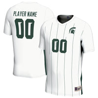 Michigan State Spartans GameDay Greats NIL Pick-A-Player Soccer Jersey - White