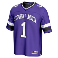 #1 Stephen F Austin Lumberjacks GameDay Greats Lightweight Collegiate Football Fashion Jersey - Purple