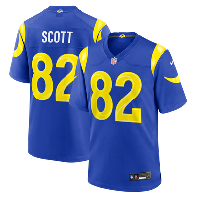Los Angeles Rams Tyler Scott Nike Royal Team Game Jersey