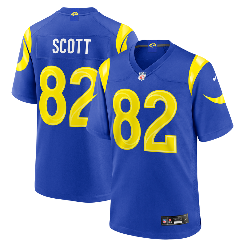 Los Angeles Rams Tyler Scott Nike Royal Team Game Jersey