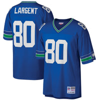 Seattle Seahawks Steve Largent Mitchell & Ness Royal Big & Tall 1985 Retired Player Replica Jersey