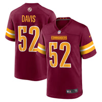 Washington Commanders Jamin Davis Nike Burgundy Player Game Jersey