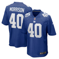New York Giants Joe Morrison Nike Royal Retired Player Jersey