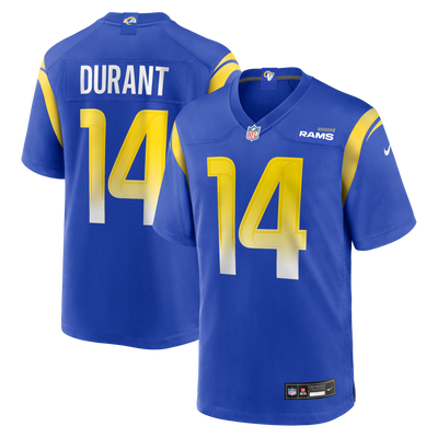 Los Angeles Rams Cobie Durant Nike Royal Game Player Jersey