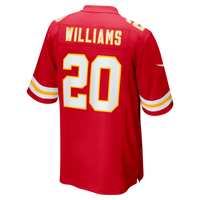 Kansas City Chiefs Nohl Williams Nike Red Team Game Jersey