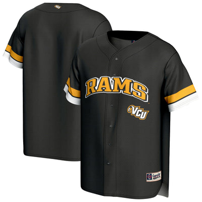 VCU Rams GameDay Greats Spirit Baseball Jersey - Black