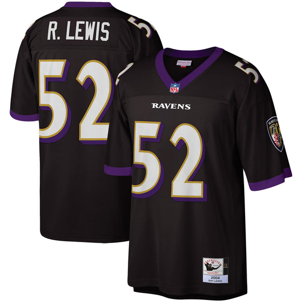 Baltimore Ravens Ray Lewis Mitchell & Ness Black Legacy Replica Jersey