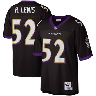 Baltimore Ravens Ray Lewis Mitchell & Ness Black Legacy Replica Jersey