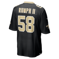 New Orleans Saints Chris Rumph II Nike Black Team Game Jersey