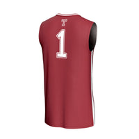 #1 Temple Owls GameDay Greats Lightweight Basketball Jersey - Cherry