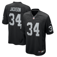 Las Vegas Raiders Bo Jackson Nike Black Game Retired Player Jersey