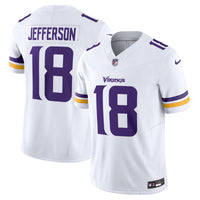 Minnesota Vikings Justin Jefferson Nike White Vapor F.U.S.E. Limited Jersey