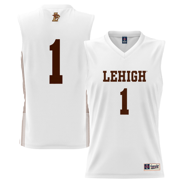 #1 Lehigh Mountain Hawks GameDay Greats Lightweight Basketball Jersey - White
