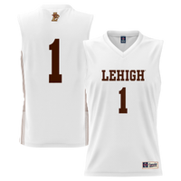 #1 Lehigh Mountain Hawks GameDay Greats Lightweight Basketball Jersey - White