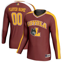 Loyola Chicago Ramblers GameDay Greats NIL Pick-A-Player Lightweight Collegiate Volleyball Fashion Jersey - Maroon